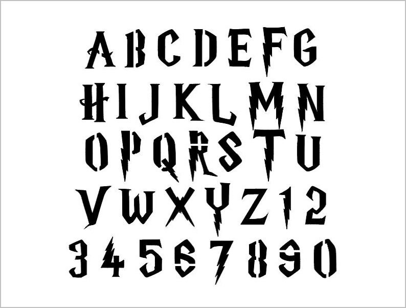 Free Harry Potter Font Sorcerers Stone Pasegame