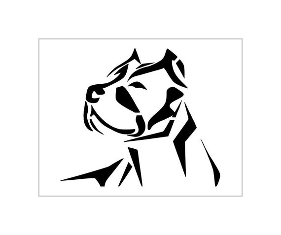 Pitbull Stencil
