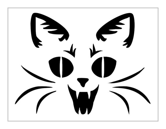 Cat Face Stencil cat-face-stencil