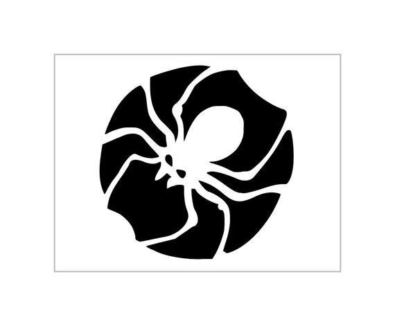 Black Widow Spider Stencil Halloween Silhouette Pumpkin Carving Reusable  Sheet S755 - Etsy.de, image size:570x471
