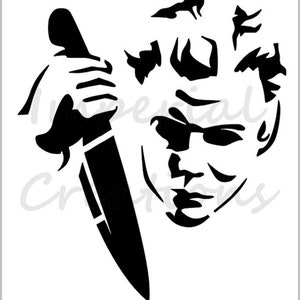 Jason Voorhees Stencil Friday the 13th Knife 8.5 X - Etsy