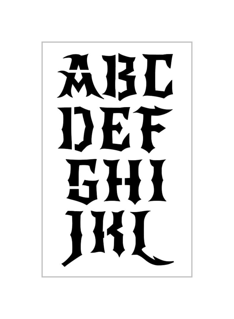 gothic-alphabet-stencil-2-inch-goth-dark-style-devil-evil-halloween-font-letters-sheet-set-s1216-etsy