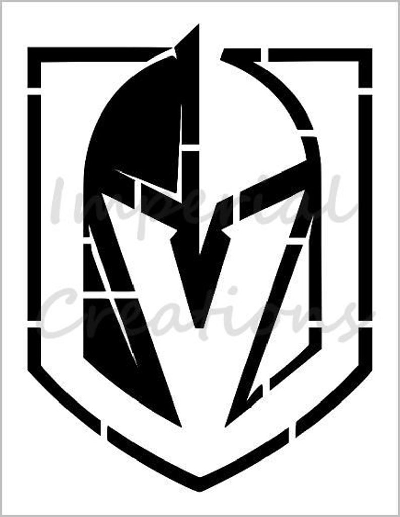 VEGAS GOLDEN KNIGHTS Hockey Team 8 5 X 11 Stencil Etsy vegas-golden-knights-hockey-team-8-5-x-11-stencil-etsy