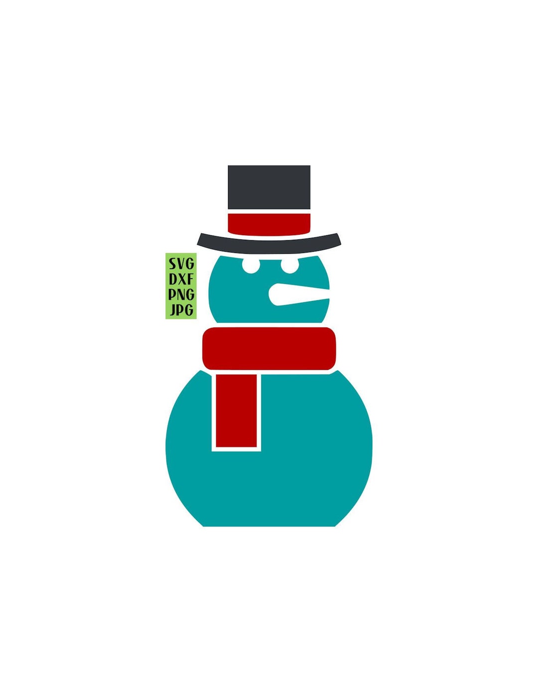 Snowman SVG Christmas SVG Holiday SVG Frosty Decoration - Etsy