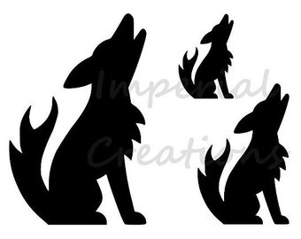 Coyote Stencil - Etsy