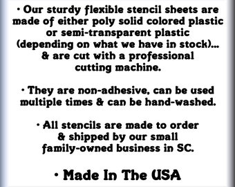 Pitbull Dog Reusable Sturdy Stencil Clear Custom Cut Plastic Sheet Template Cutout Sign DIY Supplies For Airbrush Painting Drawing 1-8x8 Inch