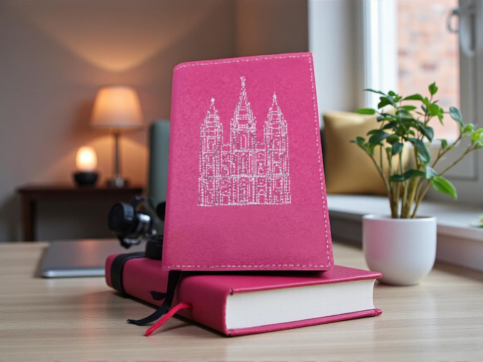 Bright Pink Regular Size LDS Quad Simulated Leather With Salt Lake ...
