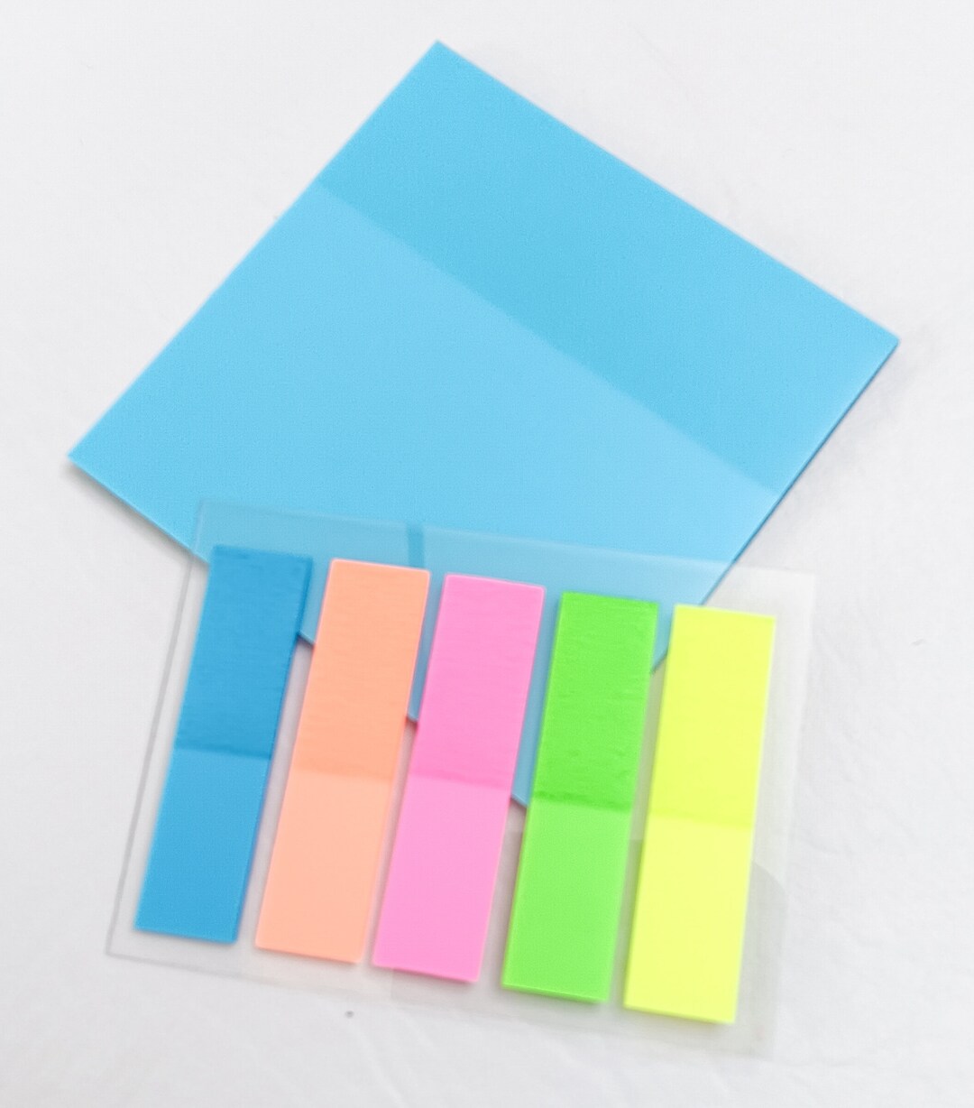 2 Neon Translucent Sticky Notes Scripture Sticky Notes Etsy