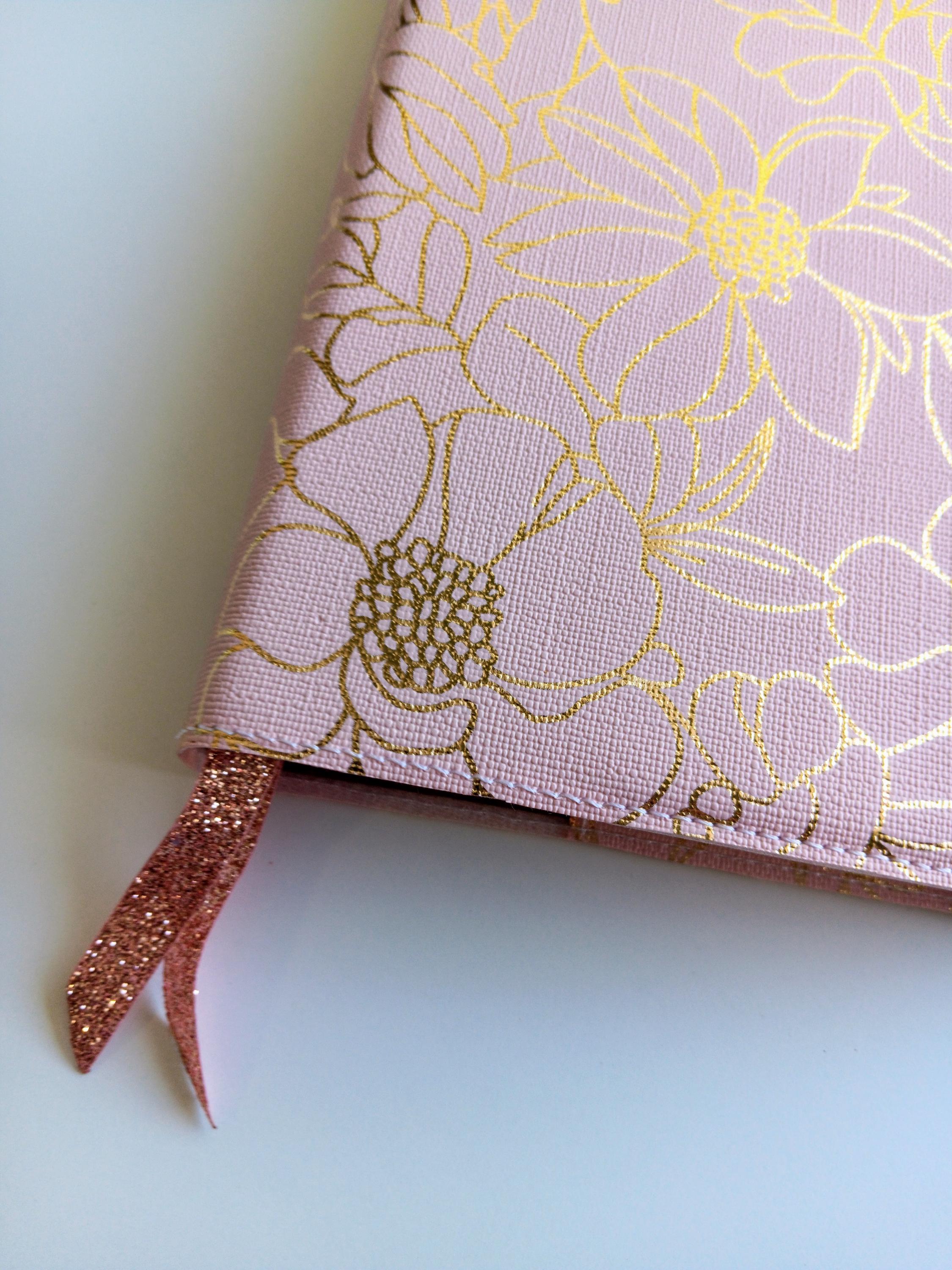 Book of Mormon Journaling Addition with Pink Floral Slipcover