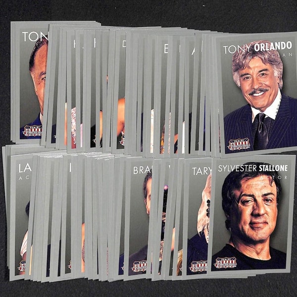 2015 Panini AMERICANA SET ( 73 CARDS ) Pacino/Stallone/Bradley Cooper/Hulk Hogan