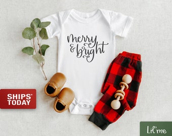 my first holiday onesie set