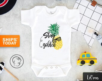 pineapple onesie baby boy