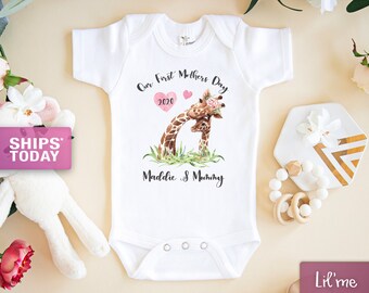 first mothers day onesie boy