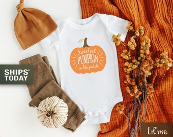 Halloween Baby Onesie\u00ae Pumpkin Baby Clothes Fall Baby Outfit Cat Baby Onesie Thanksgiving Baby Clothes Baby Shower Gift Cute Toddler Shirt