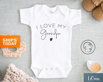 i love grandpa onesie