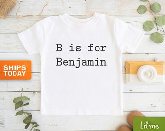 Monogrammed TShirt Summer TShirt One Of a Kind Shirt Random Toddler Tshirt SURPRISE ME Toddler TShirt Custom Toddler TShirt