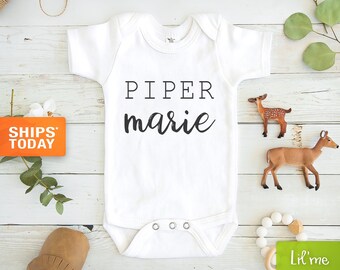 baby clothes with name