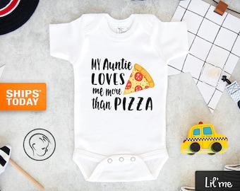 Toddler//Kids Short Sleeve T-Shirt My Nana Loves Me More Than Pizza