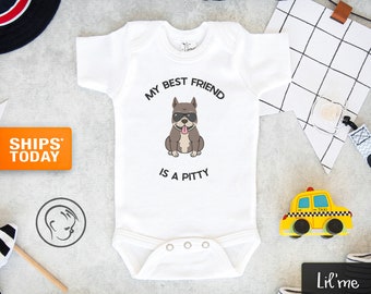 Pitbull Rescuer In Training Onesies Baby Clothes Outfit Unisex Gifts Newborn
