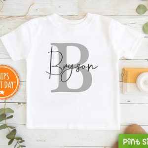 Personalized Name Boy Shirt - Personalized Boy Name Kids Shirt - Custom Boy shirt- Name Baseball Tee