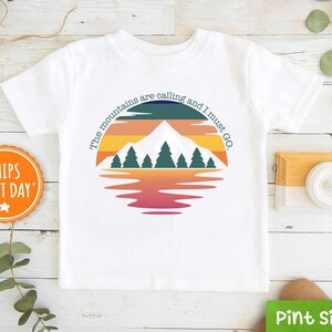 Mountains Are Calling I Must Go T-Shirt – Anvil 100% Ring Spun Cotton, Men's Graphic Tee
