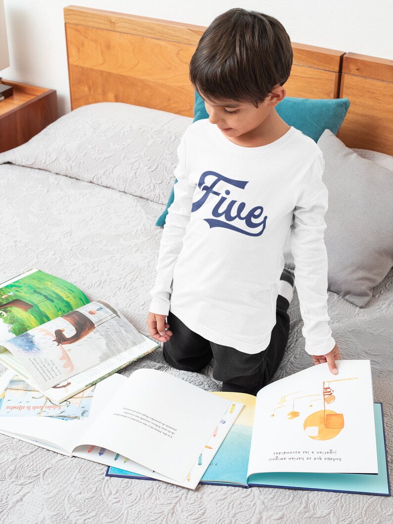 Fifth Birthday Boy Baseball Tee Fifth Birthday Boy shirt Five Birthday Shirt Baseball 5th Birthday shirt