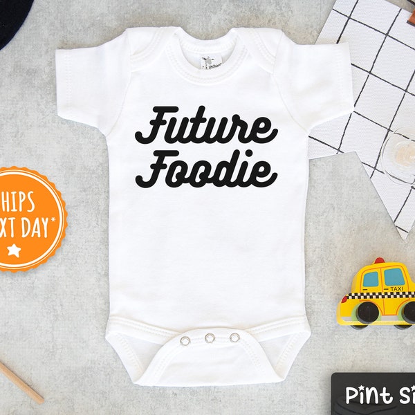 Future Foodie Baby Onesie® - Cute Chubby Baby Onesie® Hungry Baby Bodysuit