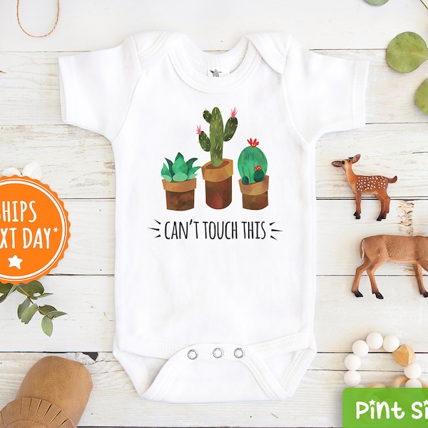 Can't Touch This Cactus Onesie® - Cactus Baby Onesie® - Cute Baby Onesie®- CACTUS Baby Onesie®