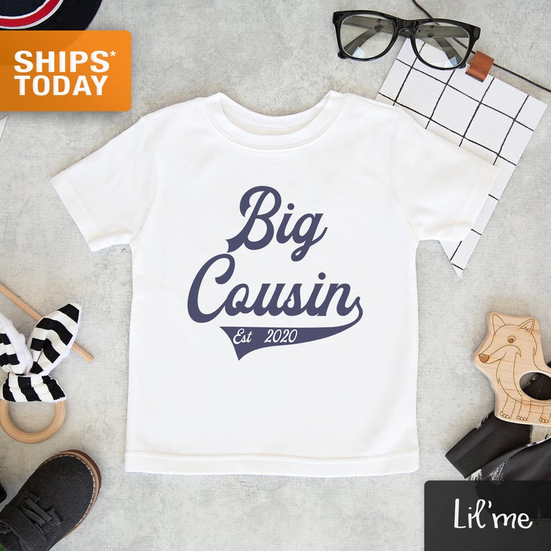 Big Cousin Boys Shirt Big Cousin Kids Tee New Big Cousin Etsy