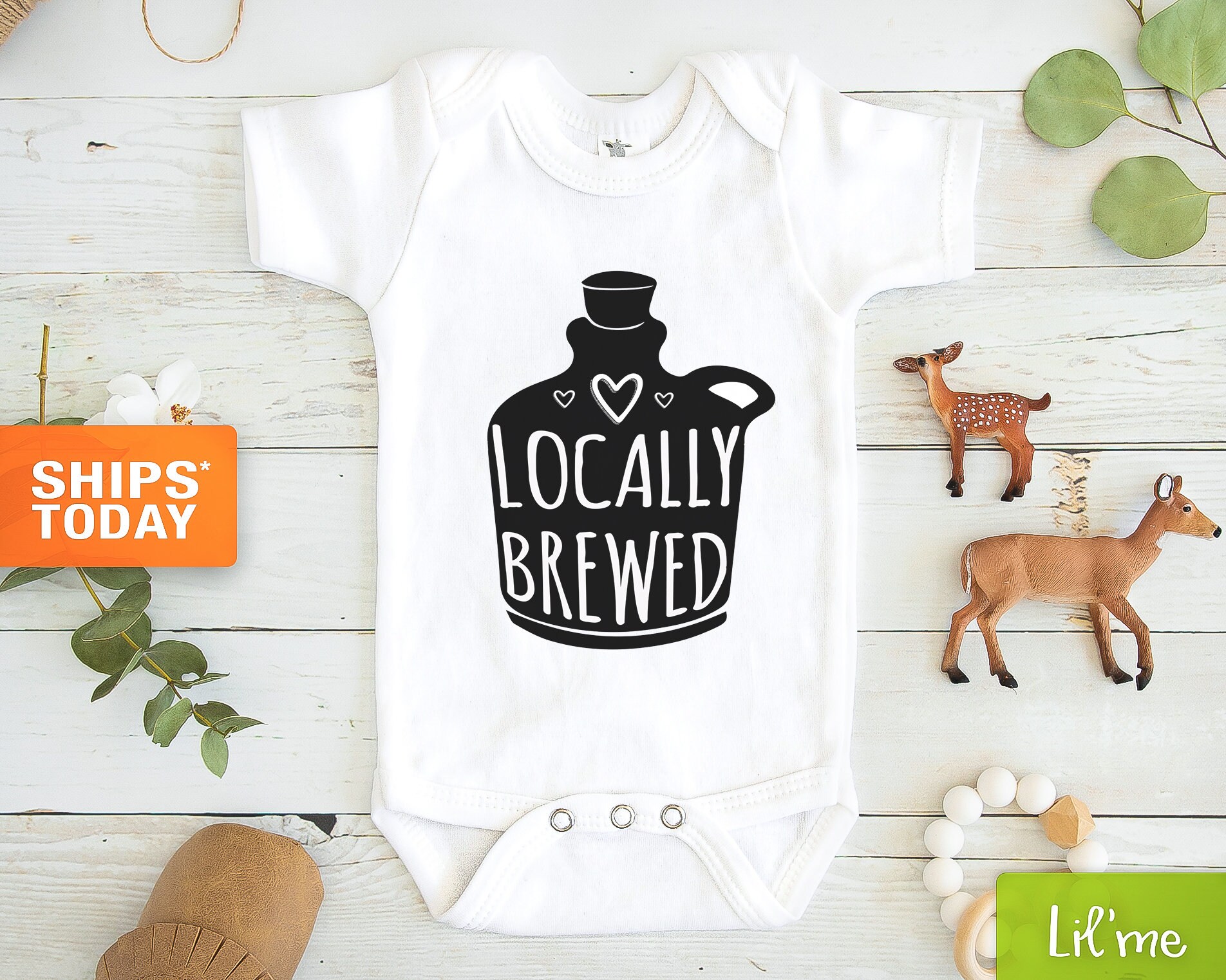 Locally Brewed Onesie® - Funny Onesie®s - Beer Onesie® - Unique Baby …