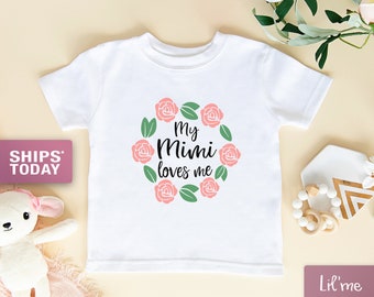 Toddler/Kids Ruffle T-Shirt My Mimi in Oregon Loves Me 