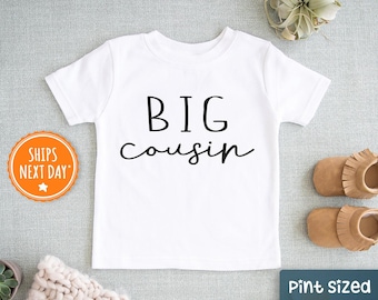 Big Cousin Shirt - Big Cousin Kids Shirt - Cute Big Cousin Gift - Big Cousin Kids Tee
