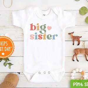 Big Sister Toddler Shirt Cute Announcement Kids Shirt Big Sister Gift image 9