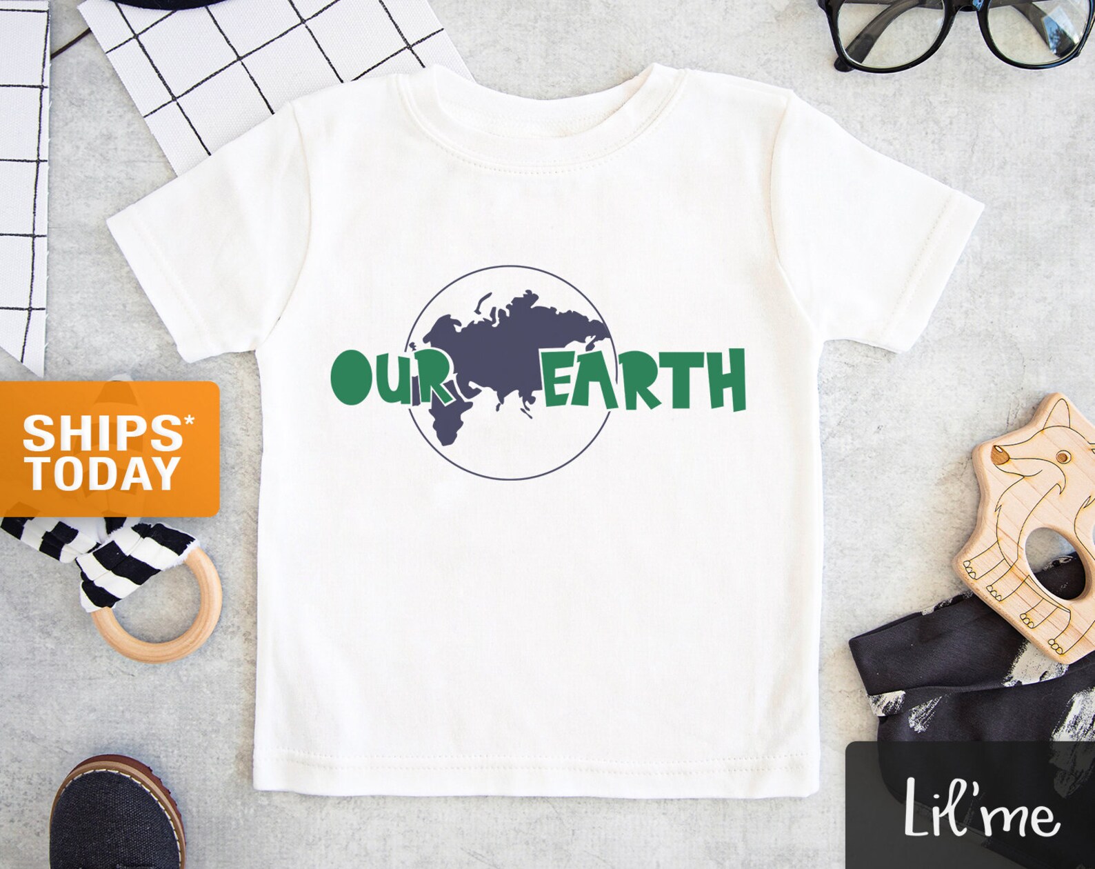 Earth Day Kids Shirt Our Earth Toddler Tee Earth Etsy