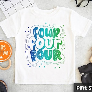 Fourth Birthday Boy shirt- Baseball 4th Birthday shirt- Four Birthday Shirt- Fourth Birthday shirt