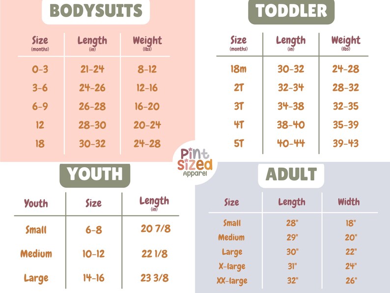 a table with two different times for each child