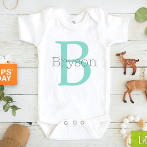 baby onesie with personalized name