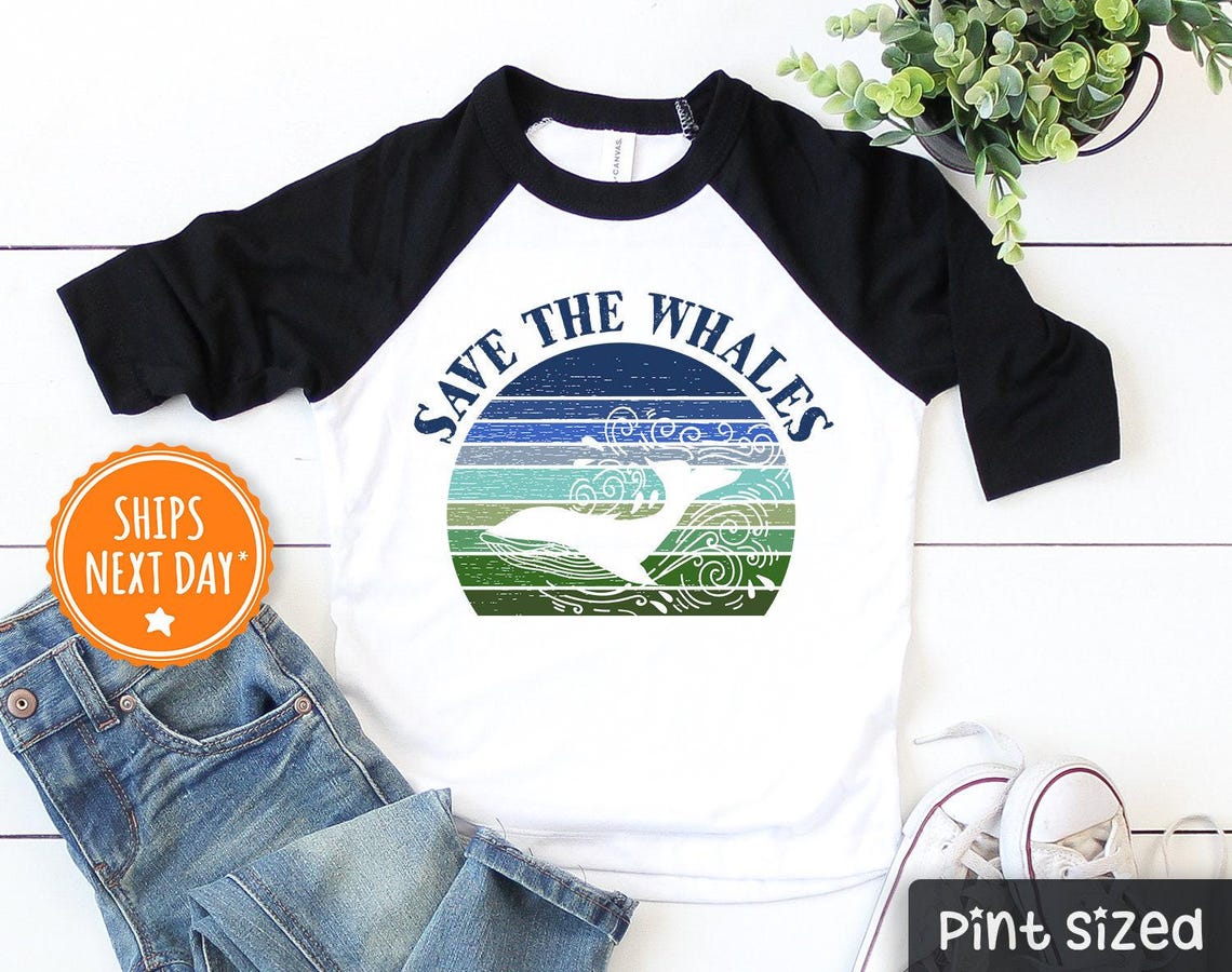 Save the Whales Toddler Shirt - Toddler Girl Shirt - Toddler Boy Shirt ...