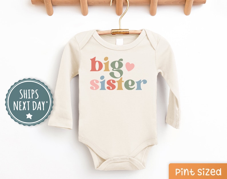 Big Sister Toddler Shirt Cute Announcement Kids Shirt Big Sister Gift image 7