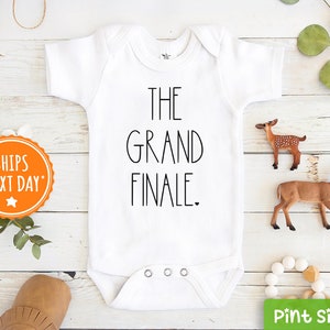 Pregnancy Announcement Baby Onesies® - The Grand Finale Baby Onesie® - Pregnancy Baby Reveal
