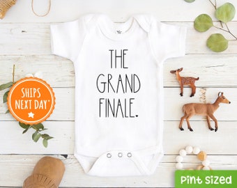 Pregnancy Announcement Baby Onesies® - The Grand Finale Baby Onesie® - Pregnancy Baby Reveal