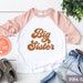 Big Sister Toddler Shirt - Retro Big Sister Shirt  - Vintage Big Sister Shirt 