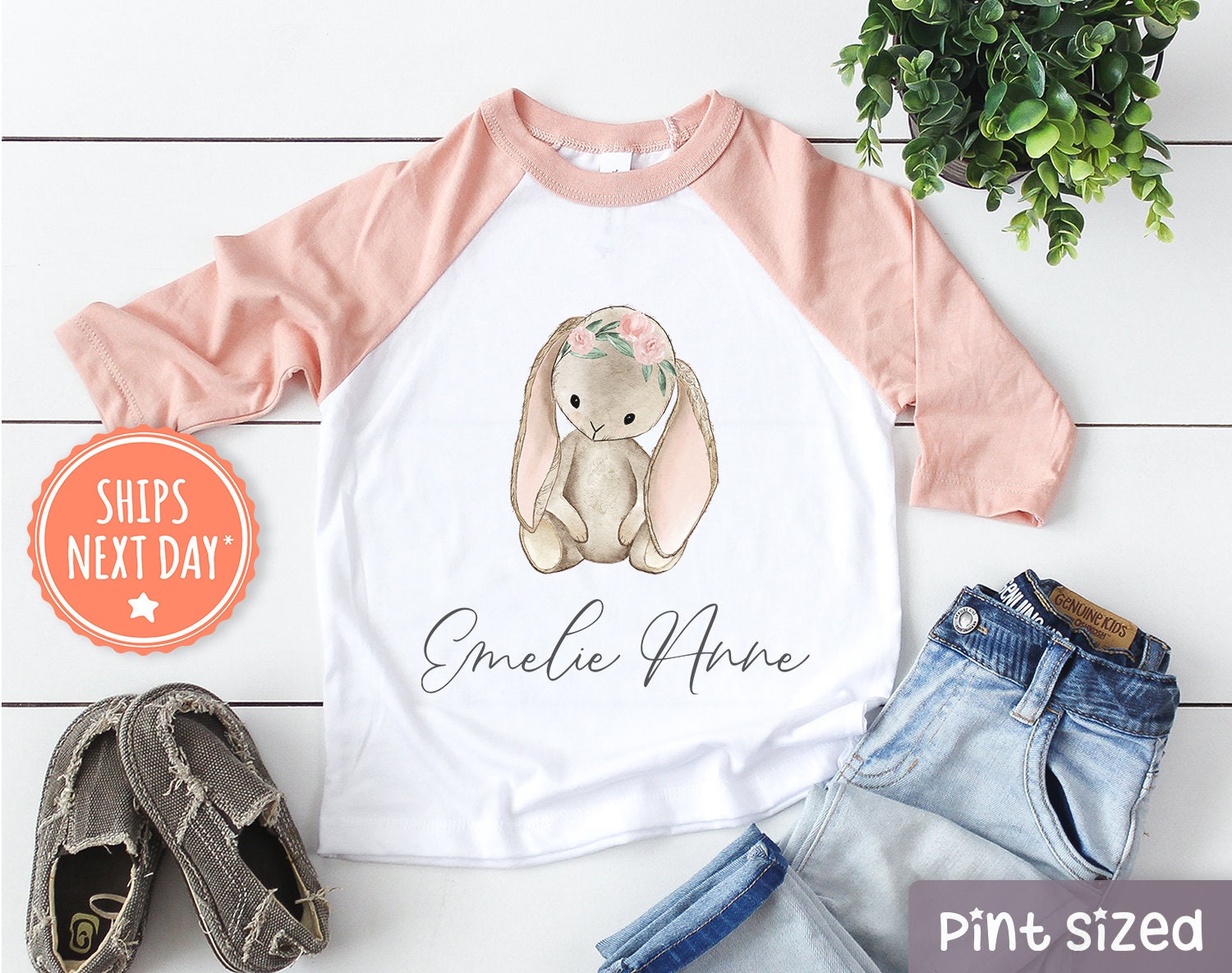 girls bunny shirt
