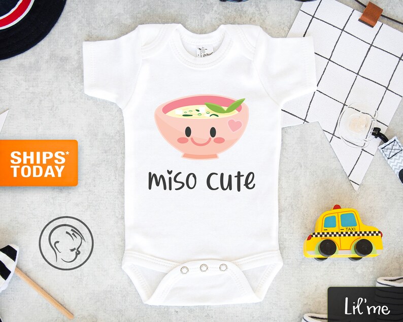 Miso Cute Onesie® Pink Girl Baby Shower Gift Baby Boy Etsy