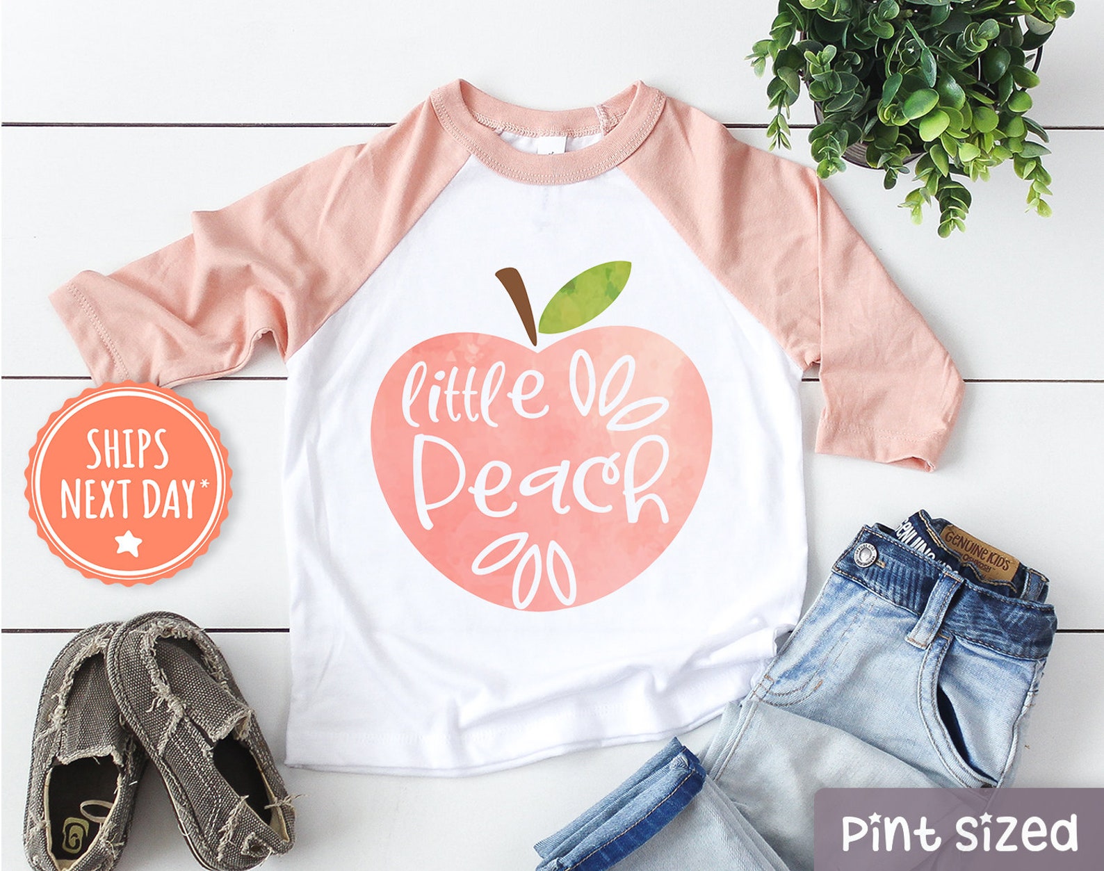 Peach Baby Onesie® Cute Little Peach Onesie® Hipster Baby Etsy