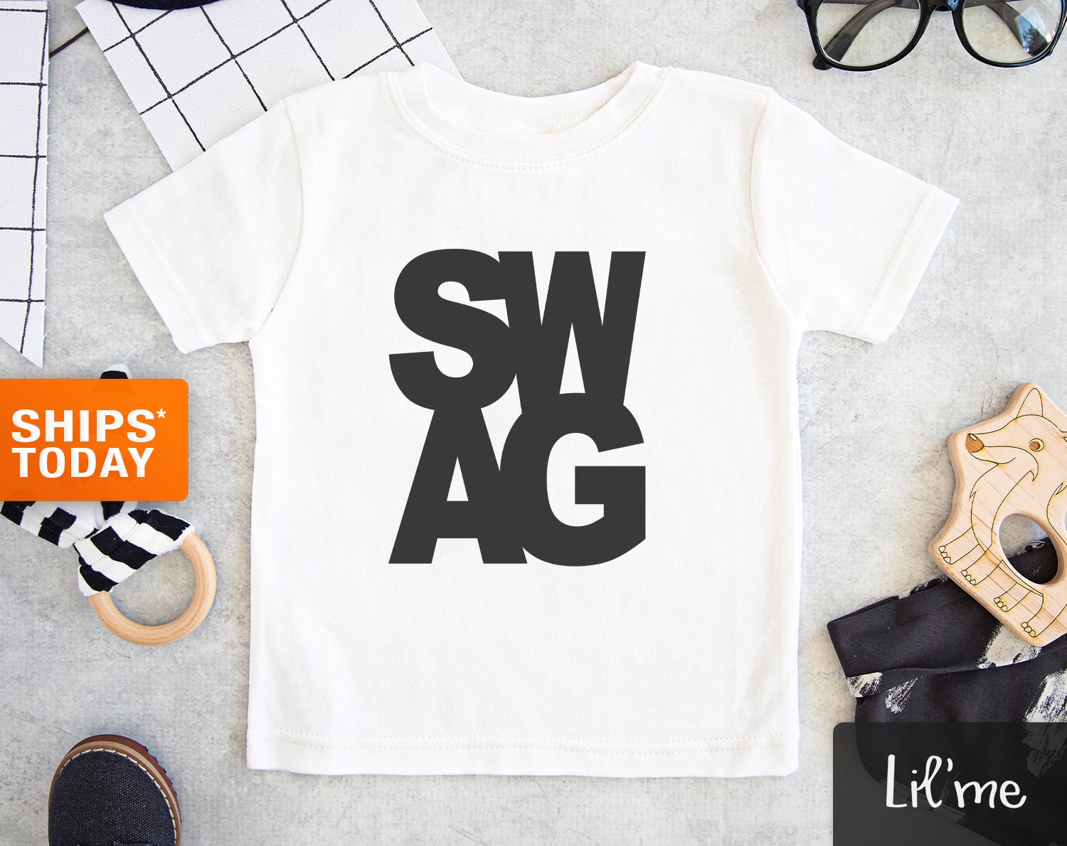 Swag Kids Shirt Cute Hipster Toddler Tee Cool Kid Etsy