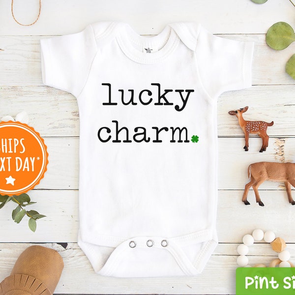 St. Patrick's Day Baby Onesie® - Mister Lucky Charm Bodysuit - Cute Irish Baby Gift