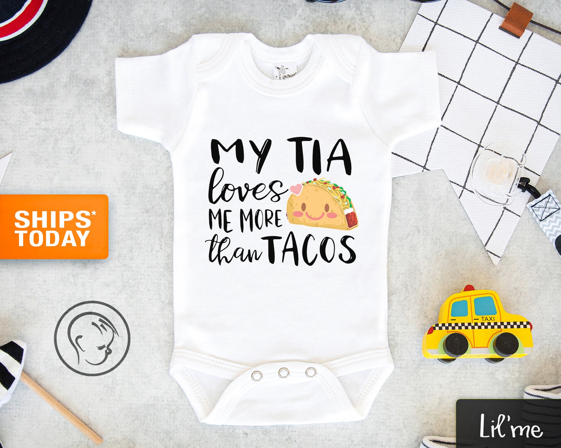 Toddler Baby Girls Bodysuit Short-Sleeve Onesie Taco Drinks Print Jumpsuit Winter Pajamas Toddler Baby Girls Bodysuit Short-Sleeve Onesie Taco Drinks Print Jumpsuit Winter Pajamas