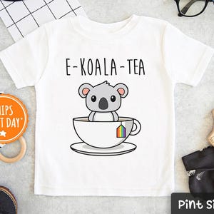 Equality Kids Shirt - Cute Pride Toddler Tee - LGBT Ekoalatea - Koala Tea Baseball Tee