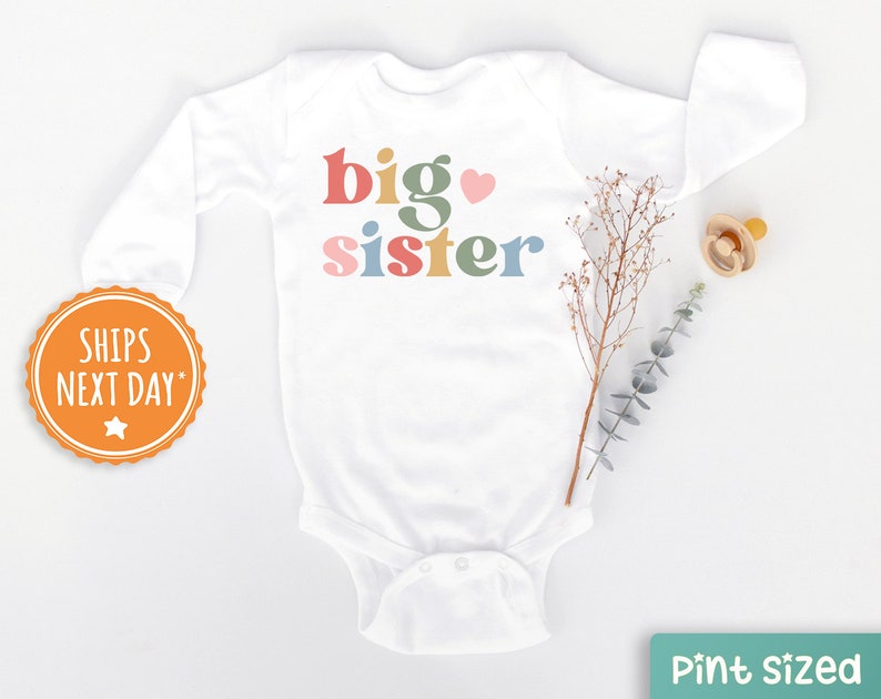 Big Sister Toddler Shirt Cute Announcement Kids Shirt Big Sister Gift image 8